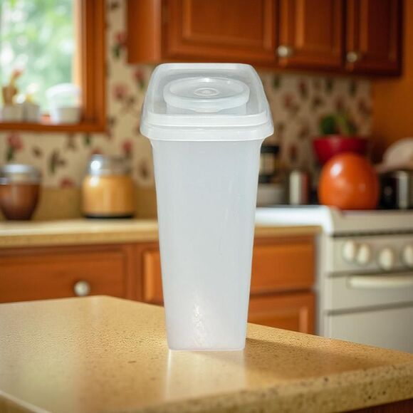 Vintage Tupperware Snap Pour Top Cereal Candy Or Rice Storage Container 469-1 - Picture 1 of 10
